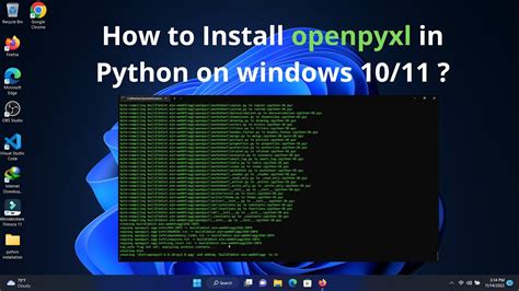 Steps to be followed Open the Linux terminal using CtrlAltT Type the below pip command for the installation of the openpyxl library. . How to install openpyxl in anaconda